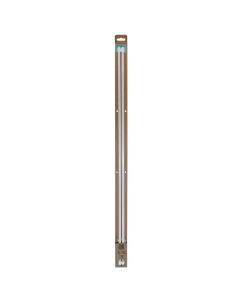 Extension Rod for curtains, Size: 80/100cm, Color: White, Material: Metallic