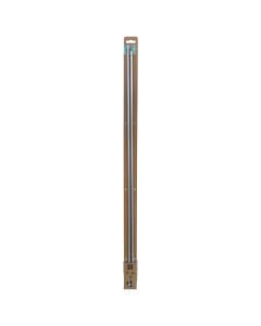 Extension Rod for curtains, Size: 80/100cm, Color: Silver, Material: Metallic