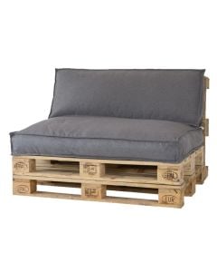Seat pallets, polyester, gray, 120x80 cm
