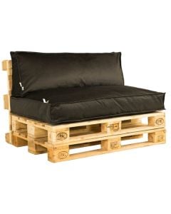 Seat pallet chair, polyester, black, 120x80 cm