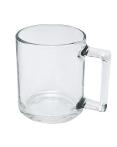 Fitness tea cup, glass, transparent, 250 ml