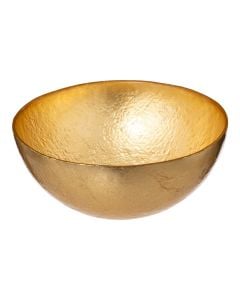 Athena bowl, glass, gold, Dia.14.8xH4.9 cm