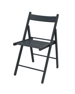 Sven folding chair, wood, dark blue, 43x44xH78 cm