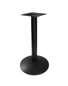 Table base round, metalic, black, Dia.42x72 cm