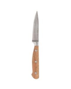 Paring knife, stainless steel/acacia wood, brown, 30.5 cm / blade 9.5 cm