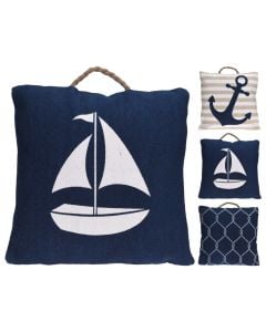 Decorative seat cusion, cotton/polyester, different colors, 45x45 cm
