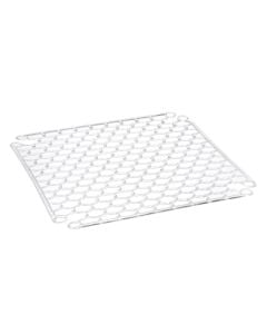 Sink strainer, plastic, white, 31x31 cm