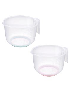 Mixing bowl, plastic, transparent, 2.5 Lt