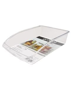 Fridge organizer, plastic, transparent, 23x33 cm