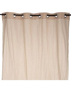 Full curtain, cotton, beige, 140x250 cm