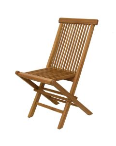 Java folding chair, teak wood, brown, 63x66x100 cm
