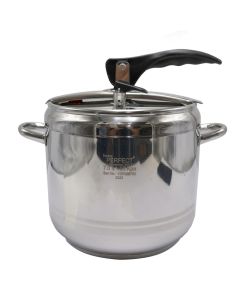 Pressure coocker with induction, inox, silver, 7 Lt