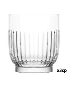 Water/drink glass Tokyo (PC 3), glass, transparent, 9cm / 330cc