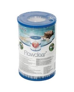 Filter for pumps Bestway 60311 (PK 2), plastic/tnt, white, 10.6x8 cm