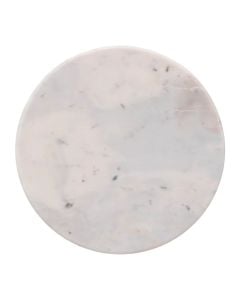 Serving plate Sublima, marble, white, Dia.30 cm