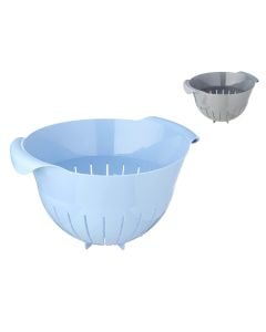 Pasta strainer, plastic, different colors, Dia.27x15 cm