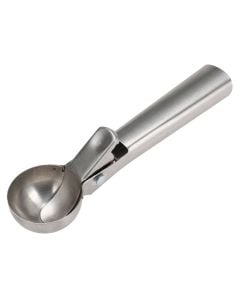 Ice cream spoon, stainless steel, silver, Dia.4.8x18 cm