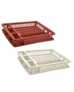 Dish strainer, plastic, different colors, 36.5x46 cm