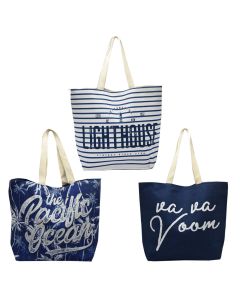 Beach bag for women, polyester, different colors, 35x38 cm