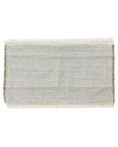 Rustico pillowcase, 90% cotton/10% polyester, green, 30x45 cm