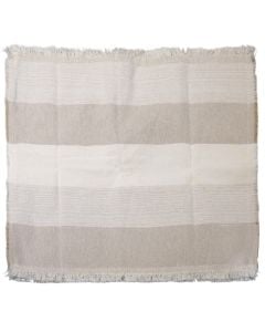 Rustico cushion cover, 90% cotton/10% polyester, beige, 45x45 cm