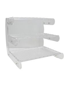 Chocolates stand 3 story, polycarbonate, transparent, 32x30xH29 cm
