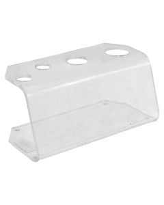 Ice cream cone holder 3 places, acrylic, transparent, 23x12xH10.5 cm
