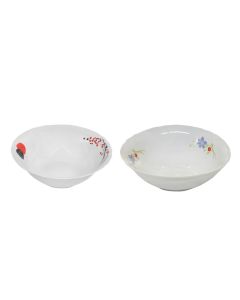 Bowl, Size: 20 cm, Color: Design, Material: Porcelain