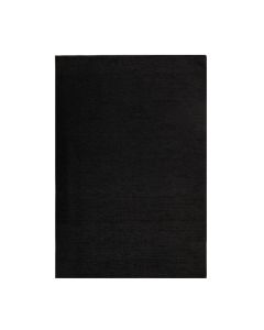 Carpet Porto, modern, chenille polyester, black, 133x190 cm