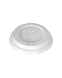 Lid (drinking hole)for Paper cup (Pck 50), Size: D.6 cm, Color: White, Material: Plastic