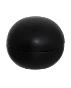 Ashtray Olme, ceramic, black, Dia.10 cm