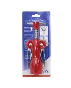 Wine bottles opener, metal, black, 28.4 cm