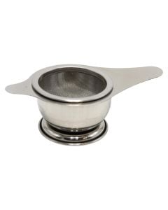 Tea filter/strainer, inox 304, silver, Dia.6.5 cm
