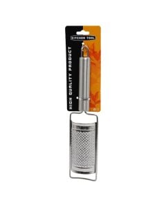 Hand grater, stainless, silver, 24 cm