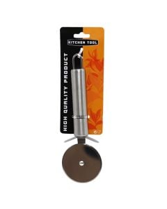 Pizza cutter, stainless, silver, Dia.5x19 cm
