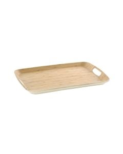 tray, melamine, brown, 38x26 cm