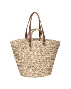 Shopping bag, jute, natural, 53x20x32 cm
