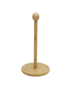 Paper holder, bamboo, brown, 16x16 cm