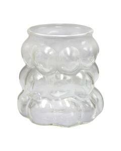 Glass of frappe/juice, glass, transparent, H9 cm / 350 ml