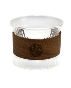 Cognac glass, glass, transparent / brown, H6 cm / 150 ml