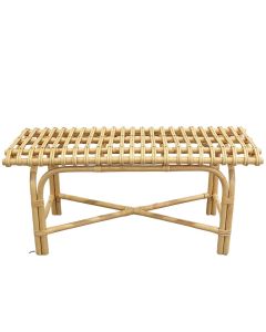 Bench, rattan, 100x40xH46 cm