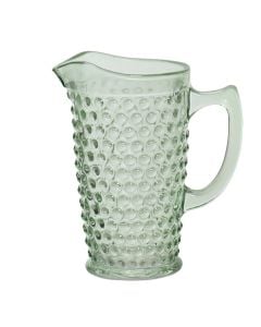 Water/juice carafe, glass, green shade, 12.5xH23 cm