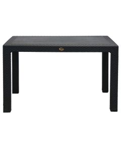 Rectangular table, plastic, anthracite g