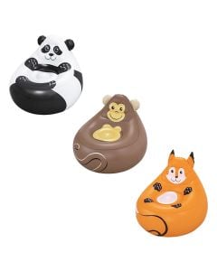 Bestway armchair for children with animal shapes, PVC, 3 different colors, Dia.72xH64 cm