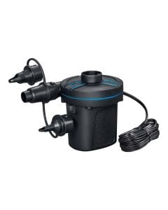 Electric inflatable pump Bestway 12V, plastic, black, 11.3x10.1x12.2 cm / 680 L/min