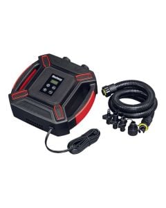 Electric inflatable pump Bestway PowerGrip 12V, plastic, black, 25.8x25.1x10.1 cm / 300 L/min