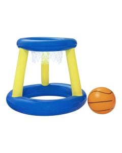 Bestway water basketball hoop game, PVC, blue/yellow, Dia.59xH49 cm