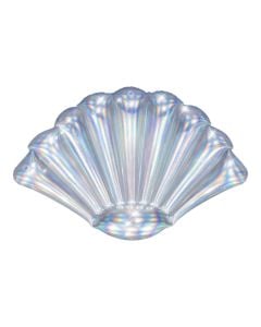 Bestway iridescent shell-shaped water mattress, PVC, glossy, 114x185 cm