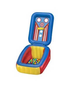 Beach game with bestway balls, PVC, different colors, 81x110x62 cm