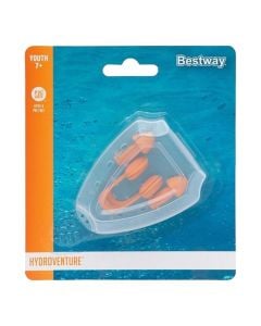 Bestway Water Nose and Earmuffs, Plastic, Orange, 7+ Years